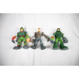 Vtg The Star Squad &  Major Powers 6" Action Figure Hasbro Playskool Lot Of 3